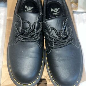 Dr. Martens Black Leather Oxford Shoes